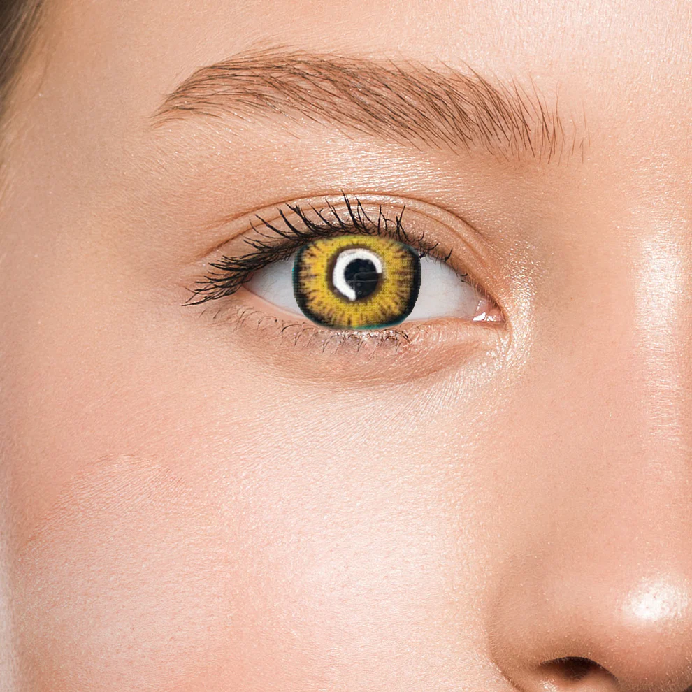 Контактные линзы карие Elite Lens Айс Голд +0,00 14,5 мм 2 шт. Коричневый (25906613)