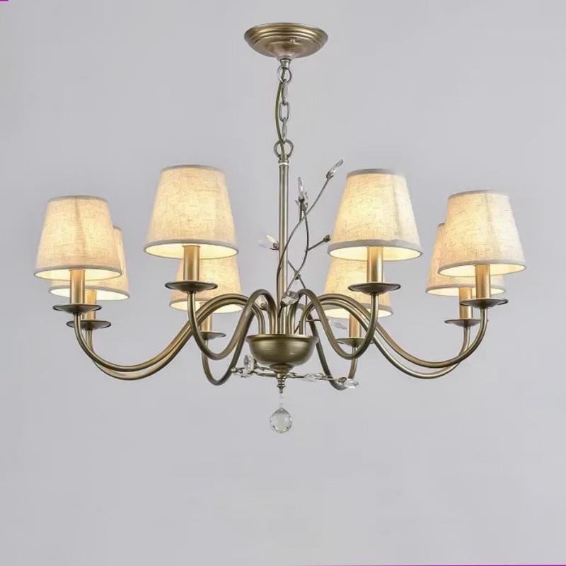 Люстра Light House ES-15621/8 подвесная с абажурами Бронзовый (9382)