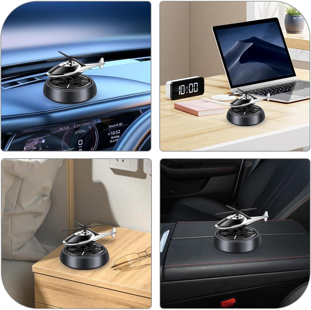 Ароматизатор в автомобіль Гвинтокрил на сонячній батареї Чорний (Е051457) - фото 5 Ароматизатор в автомобіль Гвинтокрил на сонячній батареї Чорний (Е051457) - фото 5