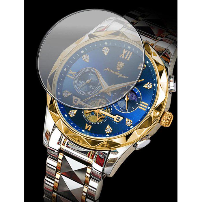 Годинник наручний чоловічий Poedagar Turbo Silver (1680) - фото 8