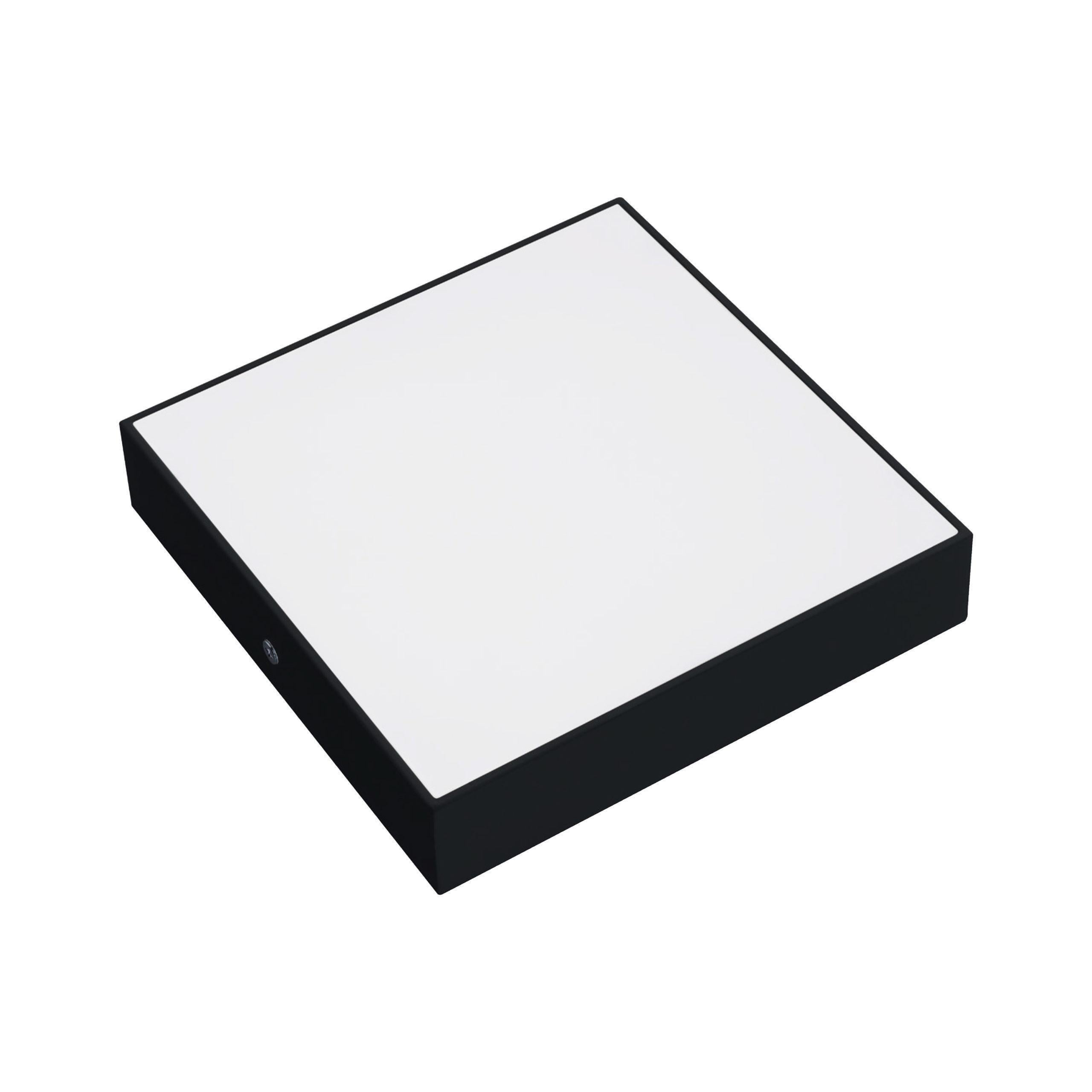 LED-светильник накладной квадратный SOFIA/S-48 48W 6400K 4320 Lm 100-265V 300х38 мм Черный (27551490)