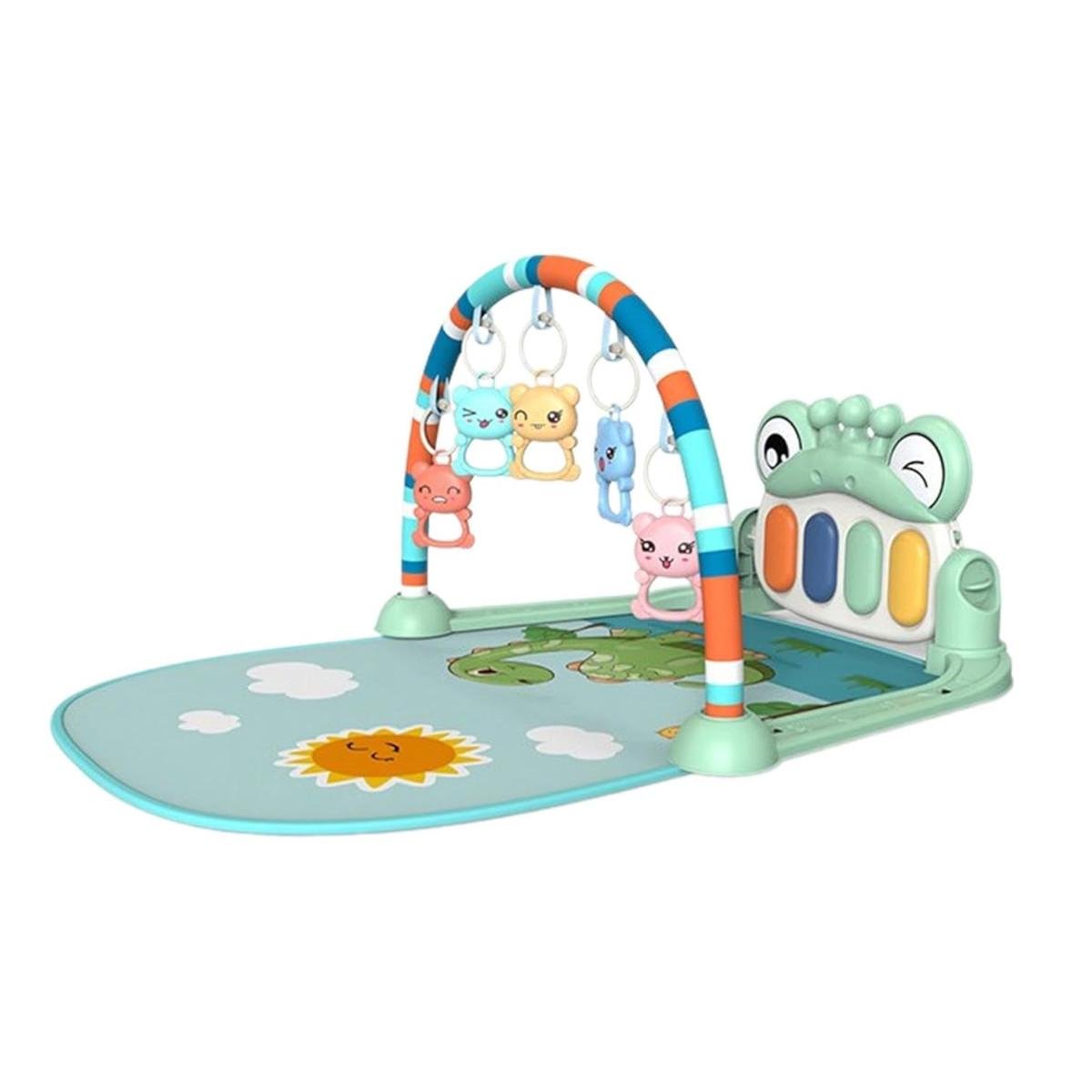 Килимок ігровий розвиваючий Little Baby музичний для немовлят з дугою та піаніно (8808-3)