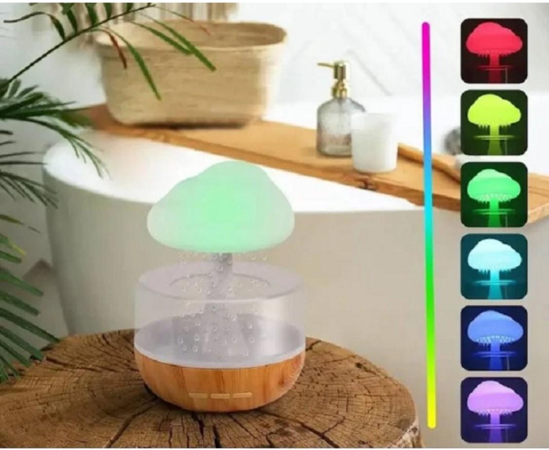 Нічник зволожувач Cloud Rain Humidifier Гриб із ефектом дощу - фото 2