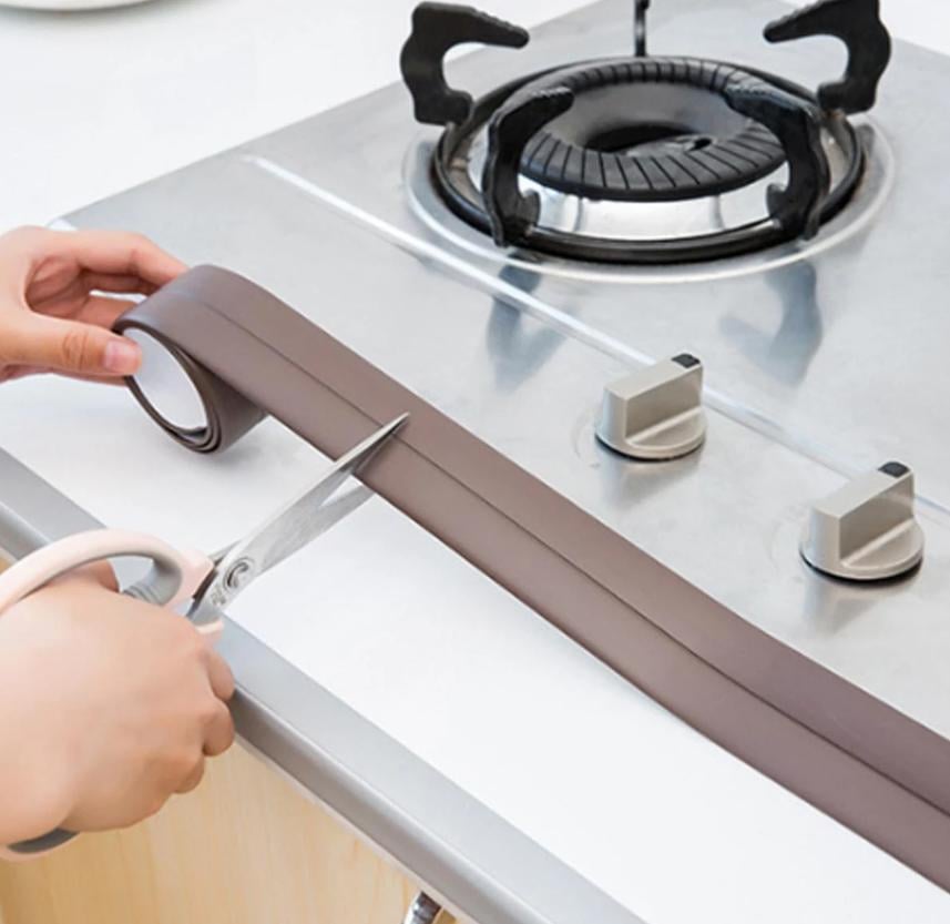 Бордюрна стрічка для ванни 2,2 см х 3,2 м 1 шт. Коричневий (2690224226) - фото 3