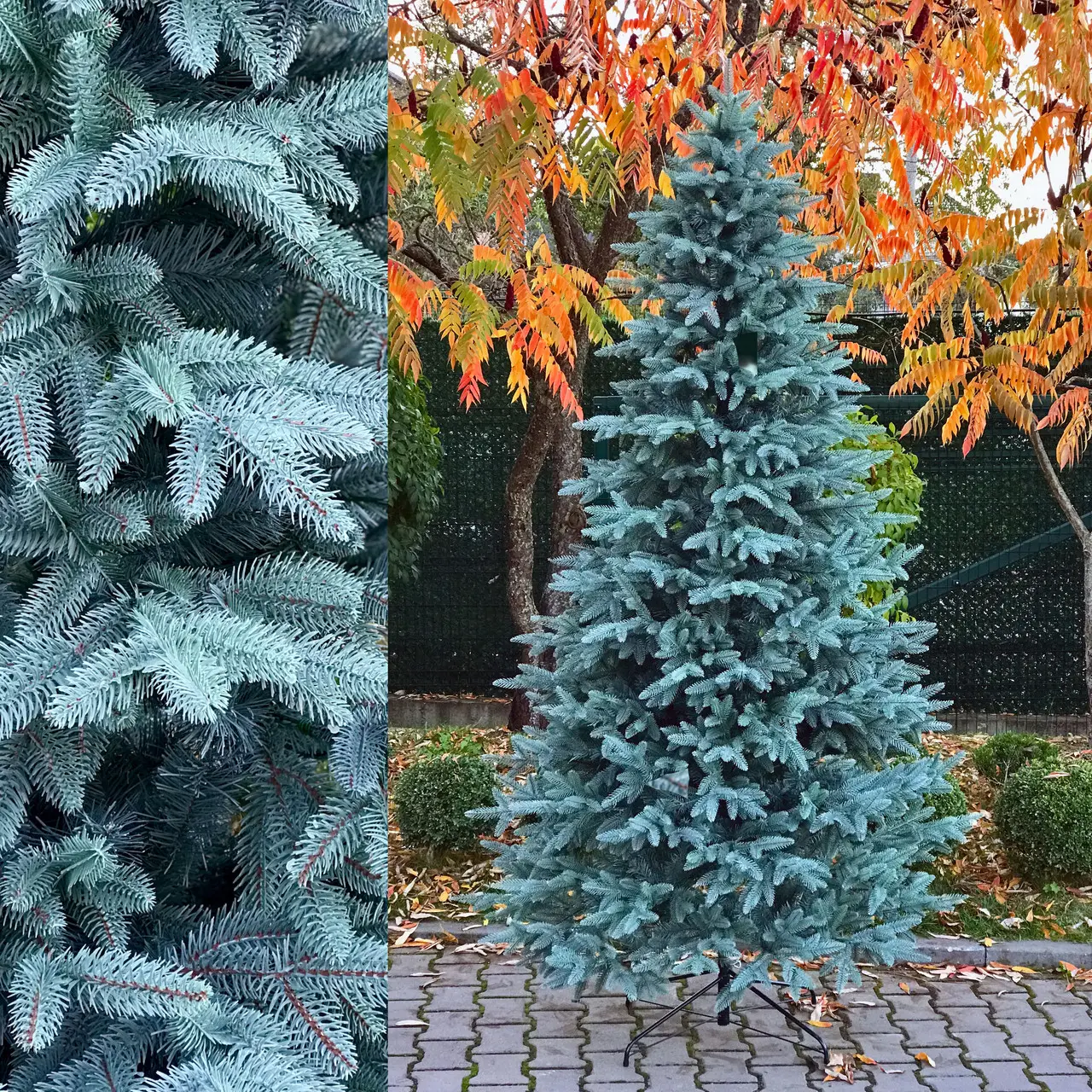 Елка искусственная HVOYA литая Classic Mix 260 см Голубой (210/260/B) - фото 4