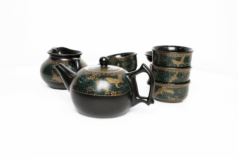 Набор для церемонии чайной Lesko №04 Гайвань пиалы с чайником на 6 персон (2626620011) - фото 6 Набор для церемонии чайной Lesko №04 Гайвань пиалы с чайником на 6 персон (2626620011) - фото 6