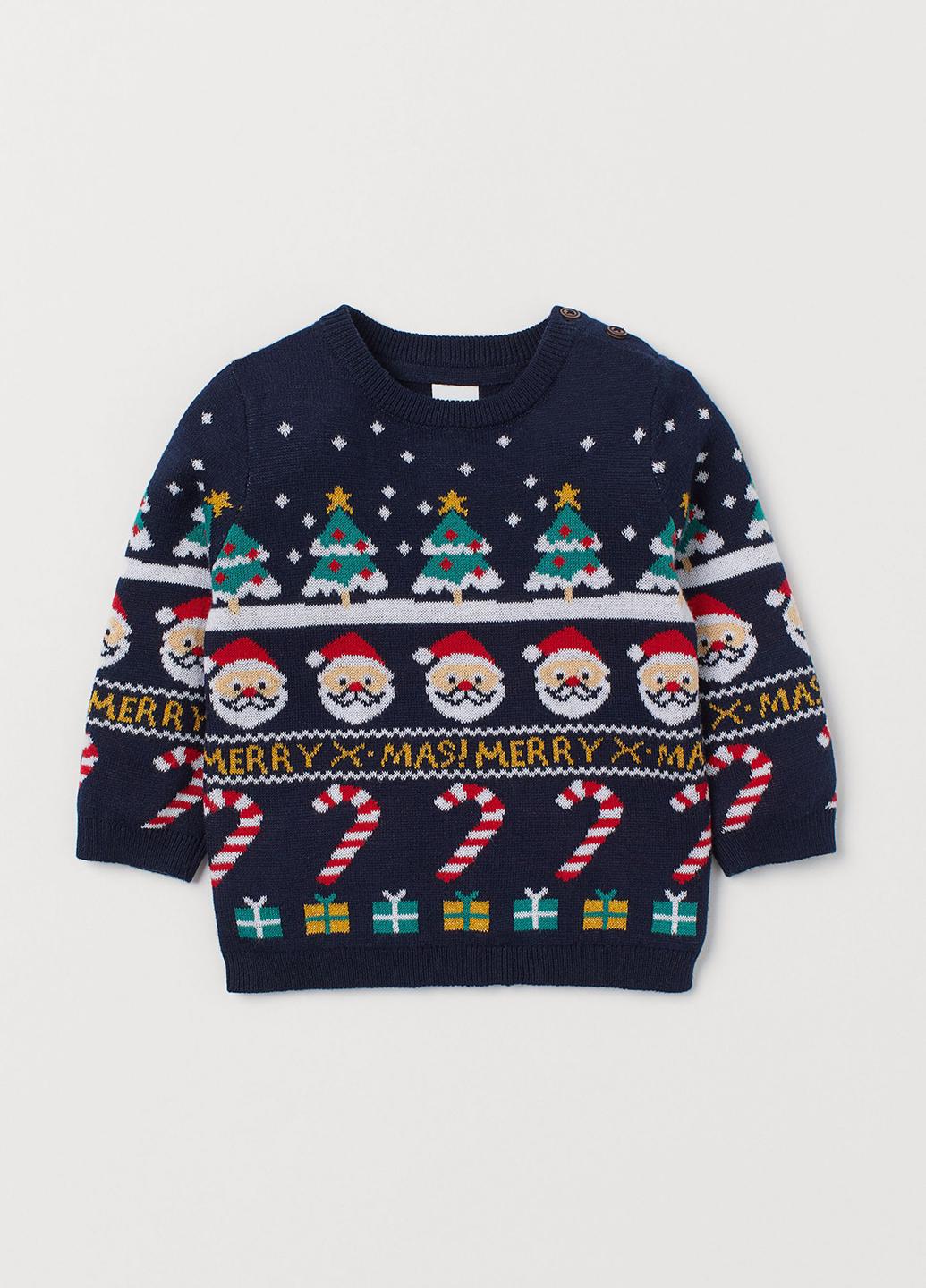 Свитер H&M 80 см Синий  (8849002b42)