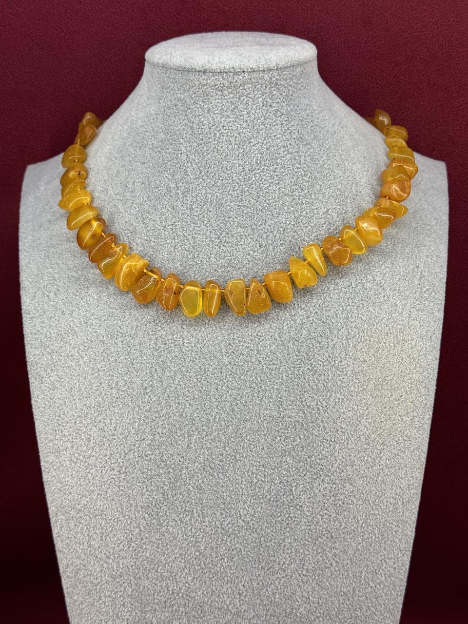 Бусы из янтаря лечебные 45 см (н-758)