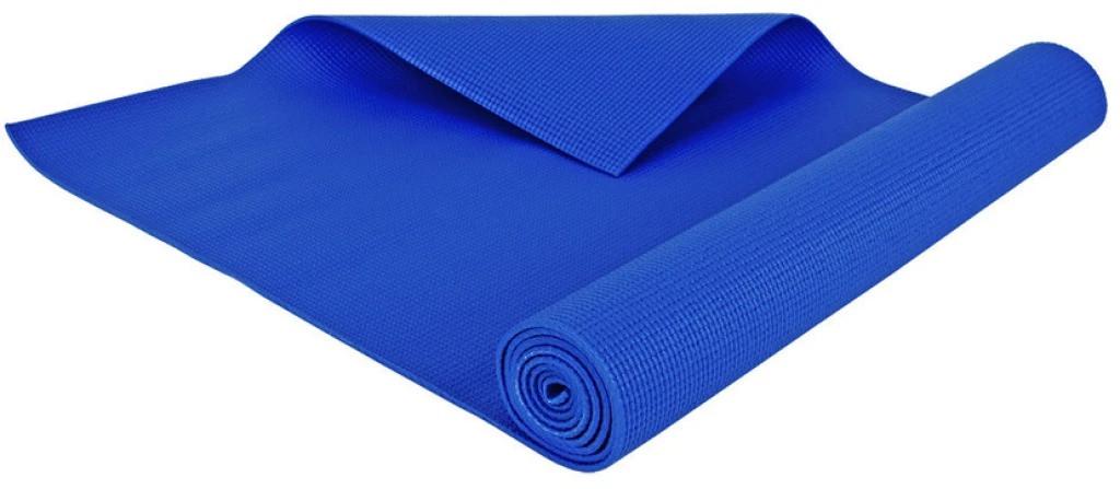 Коврик для йоги и фитнеса Power System PS-4014 PVC Fitness Yoga Mat Blue 173х61х0,6 см (15272638) - фото 5