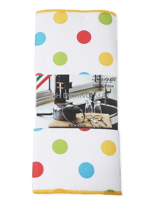 Килимок для сушки посуду Zastellii Горох мікрофібра 30х40 см (09632-000605)