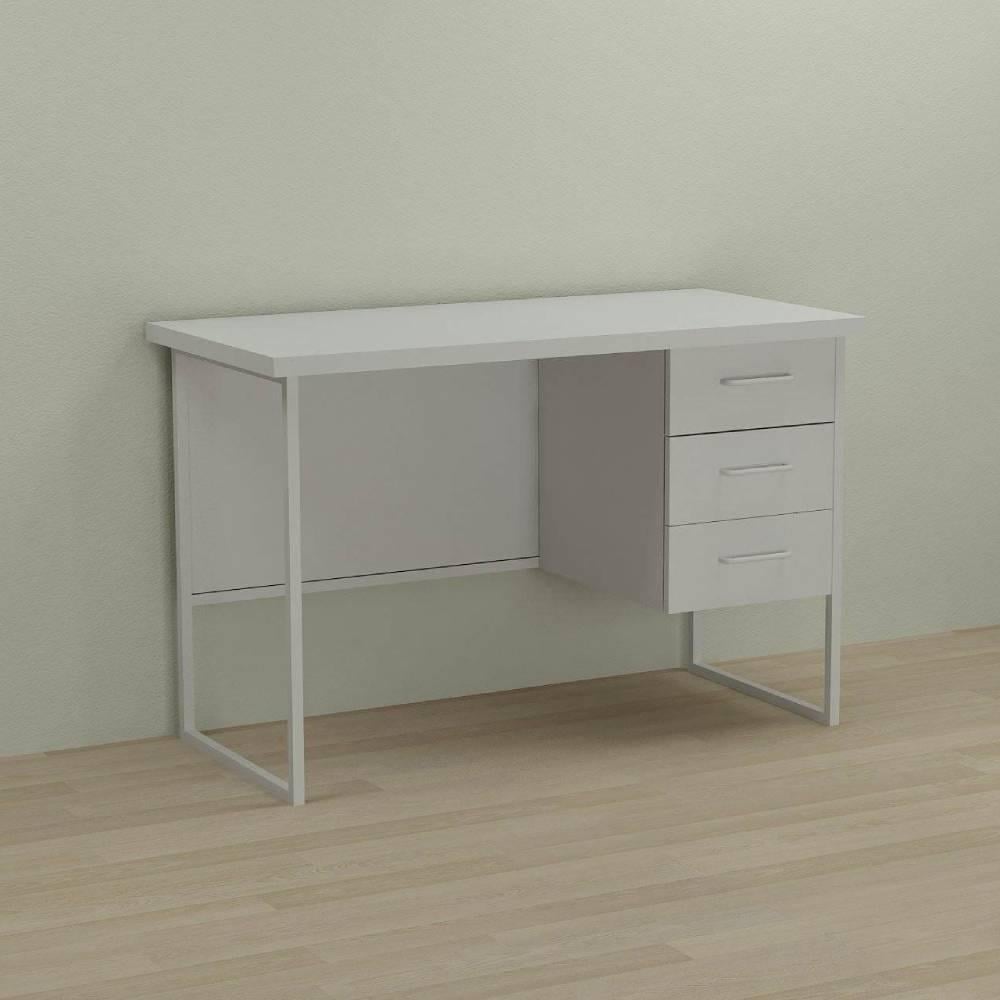 Письменный стол Ferrum-decor Гарри ДСП 32 мм 75x120x60 см Белый/Белый (FRD-104055)