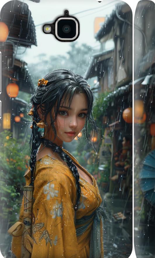 Чехол на Huawei Y6 Pro Anime-girl (6133m-355-42517)