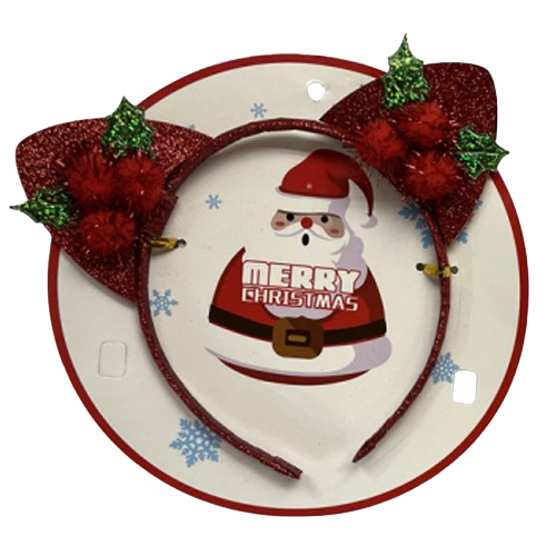 Обруч для волосся Stenson Merry Christmas WW02225 (13925365)