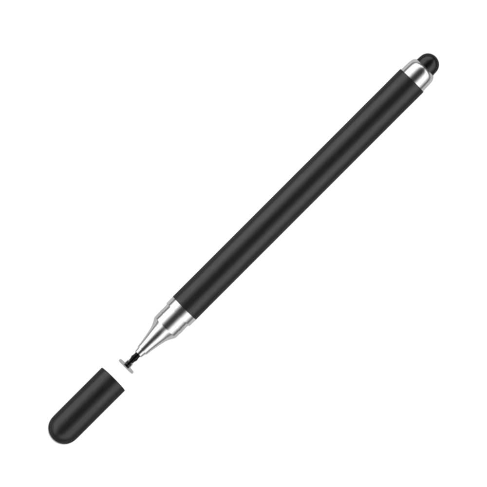 Стилус для сенсорных экранов iOS/Android/Windows 3 наконечники пассивный Черный (1691)