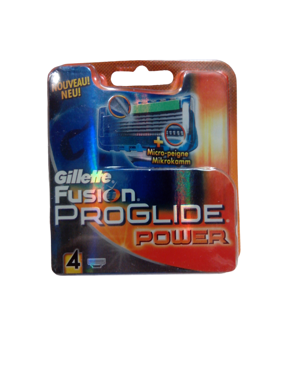 Картриджи GILLETTE Fusion Proglide Power Box 4 шт. (4488) - фото 1