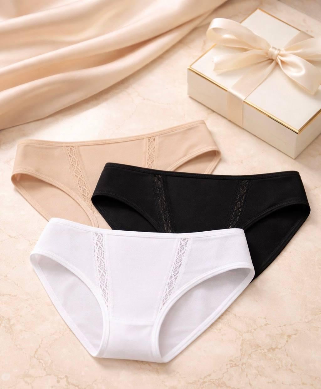 Набір трусів-сліп жіночих BAYKAR однотонні р. 2 S р. 42-44 (8046-99)