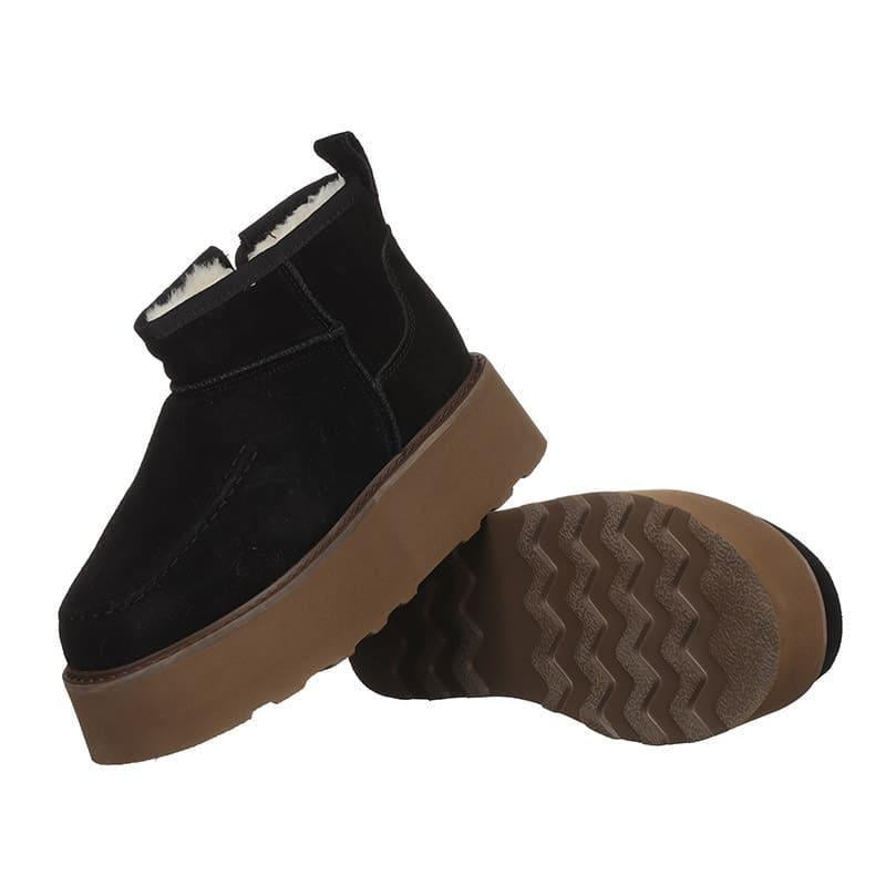 Угги женские PLPS 5807-1 замшевые р. 38 Черный (80070) - фото 4 Угги женские PLPS 5807-1 замшевые р. 38 Черный (80070) - фото 4