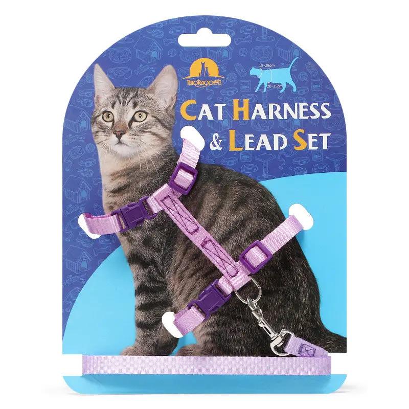 Шлей с поводком Taotaopets 176602 Purple (784780112)
