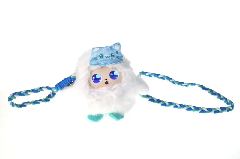 М'яка іграшка-сумочка з ШІ 29572B у коробці Бірюзовий