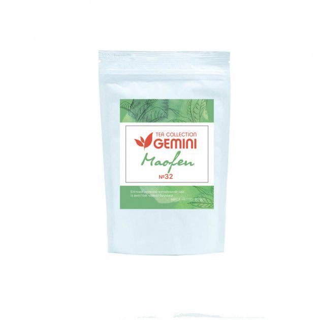 Чай зеленый Gemini Tea Collection Maofen листовой 50 г (4820156431062)
