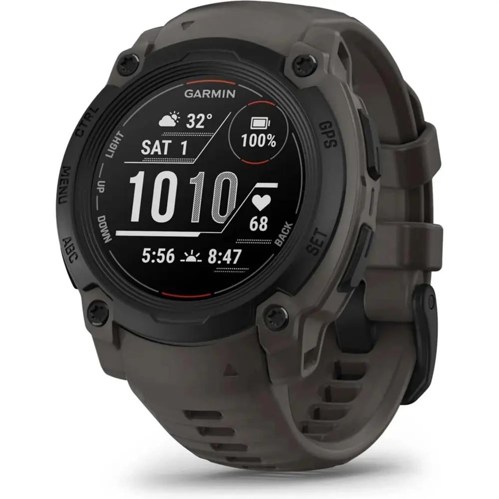 Смарт-годинник Garmin Instinct E 40 мм Black with Charcoal Band (010-02932-00/13)