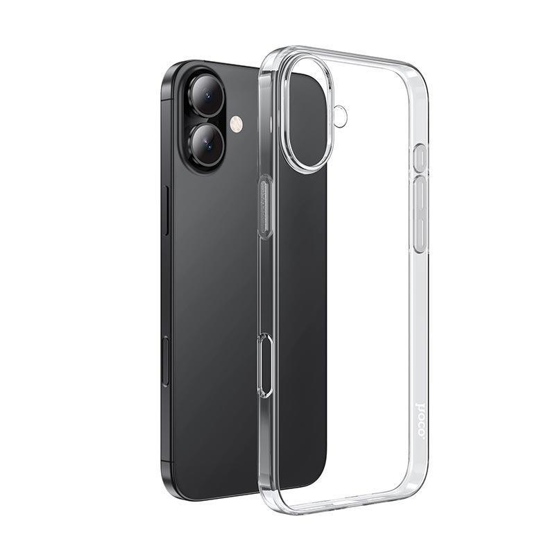 Чохол для телефону HOCO для iPhone 16 Light series TPU case Прозорий
