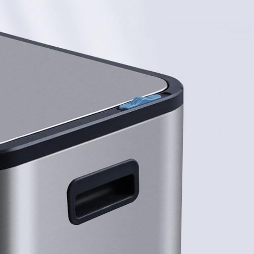 Відро для сміття з педаллю JAH 30 л Soft Close з внутрішнім відром Срібний металік - фото 5 Відро для сміття з педаллю JAH 30 л Soft Close з внутрішнім відром Срібний металік - фото 5