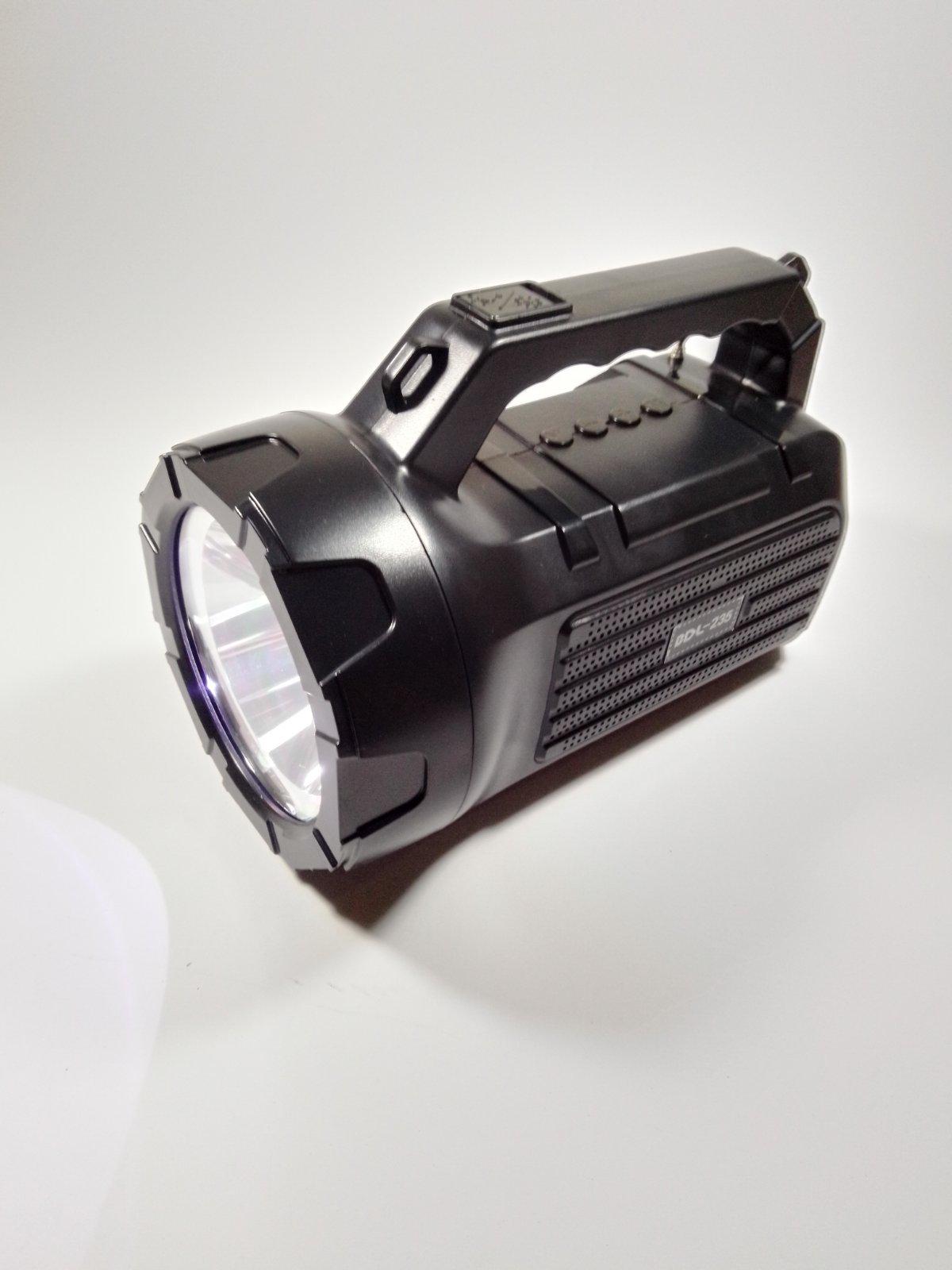 Ручной фонарь на солнечной батарее c колонкой/Powerbank/USB (BDL235) Ручной фонарь на солнечной батарее c колонкой/Powerbank/USB (BDL235)