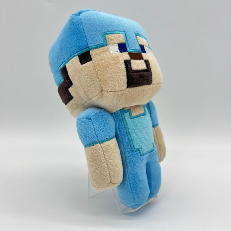 Мягкая игрушка плюшевая Стив в алмазной броне из игры Minecraft 20 см (2579221971) - фото 3 Мягкая игрушка плюшевая Стив в алмазной броне из игры Minecraft 20 см (2579221971) - фото 3