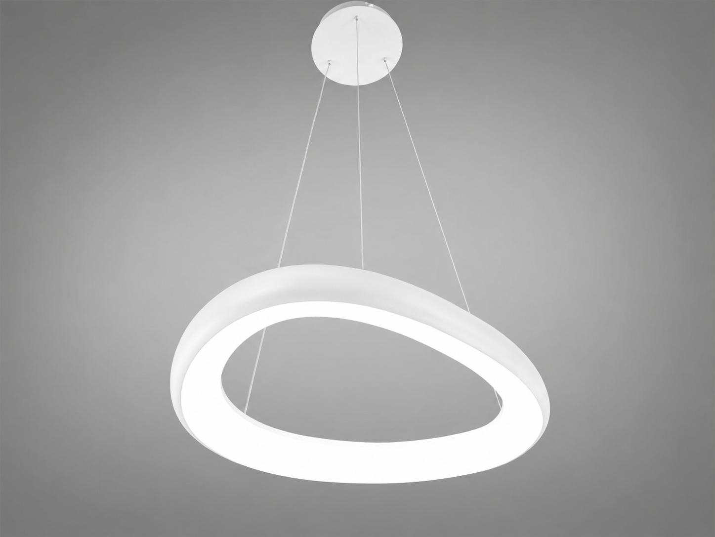 Люстра подвесная LED 36 Вт Белый (0472A WH)