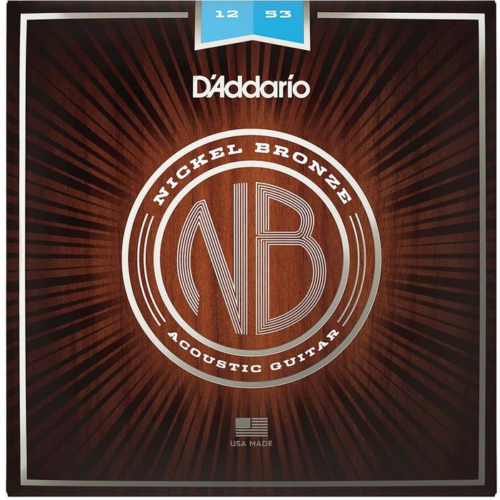 Струни для гітари DAddario NB1253 Nickel Bronze 12-53 Light