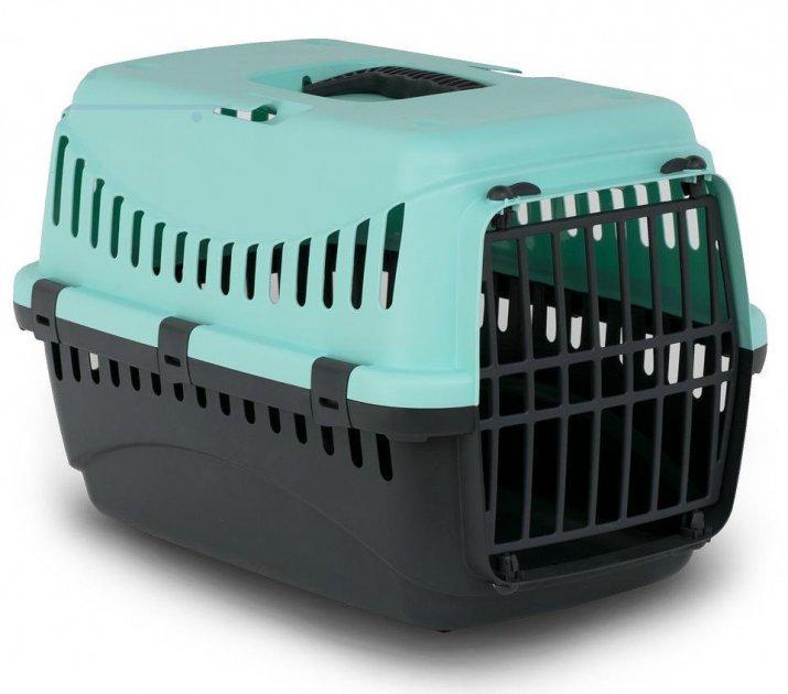 Переноска Gipsy 1 small с пластиковой дверью 44x28,5x29,5 см Зеленый