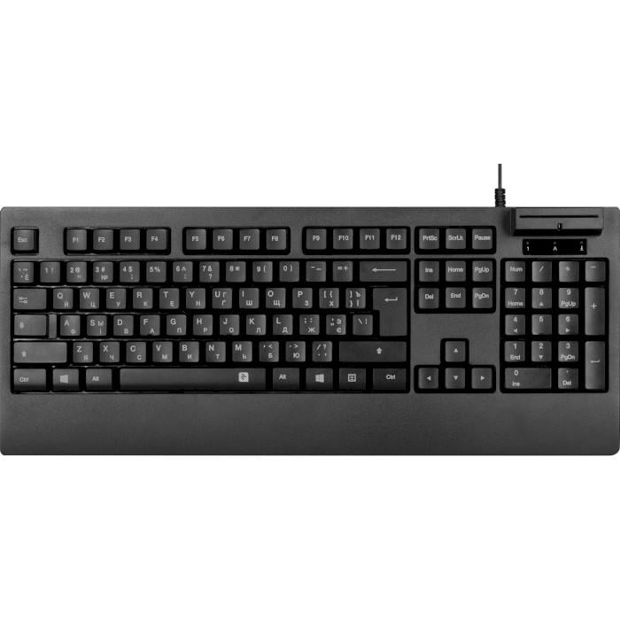Клавіатура бездротова 2E KC1030 Smart Card 2E-KC1030UB Black USB (142351)