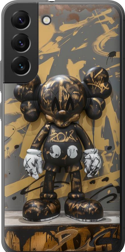 Чехол на Samsung Galaxy S22 Plus Bronze kaws (6097u-2495-42517)