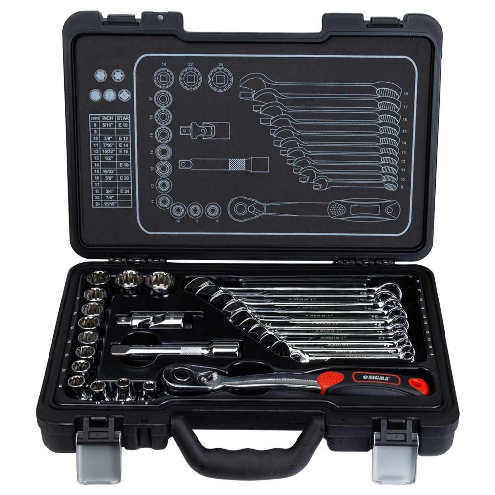 Набір насадок торцевих Ultra Taiwan CrV 1/2" 26 шт. (700026z) - фото 3