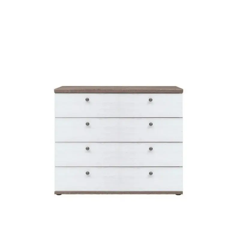 Комод Гербор Тина KOM 4S 103х44х87 см Сосна каньон/Дуб сонома трюфель (25372194)