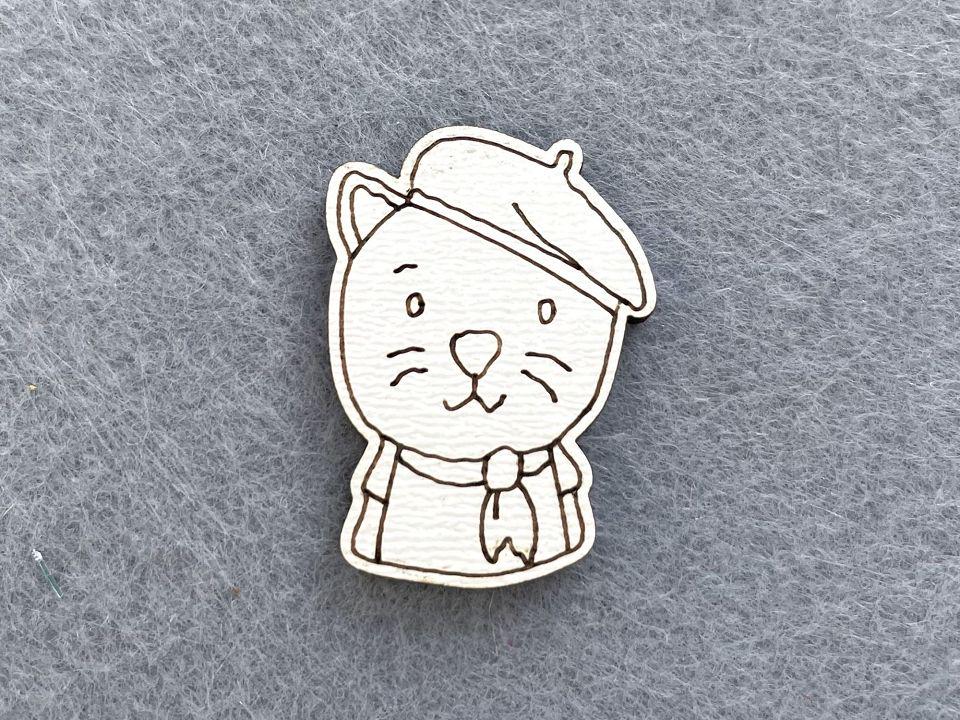 Декор из МДФ Кот 50 шт. (21064)