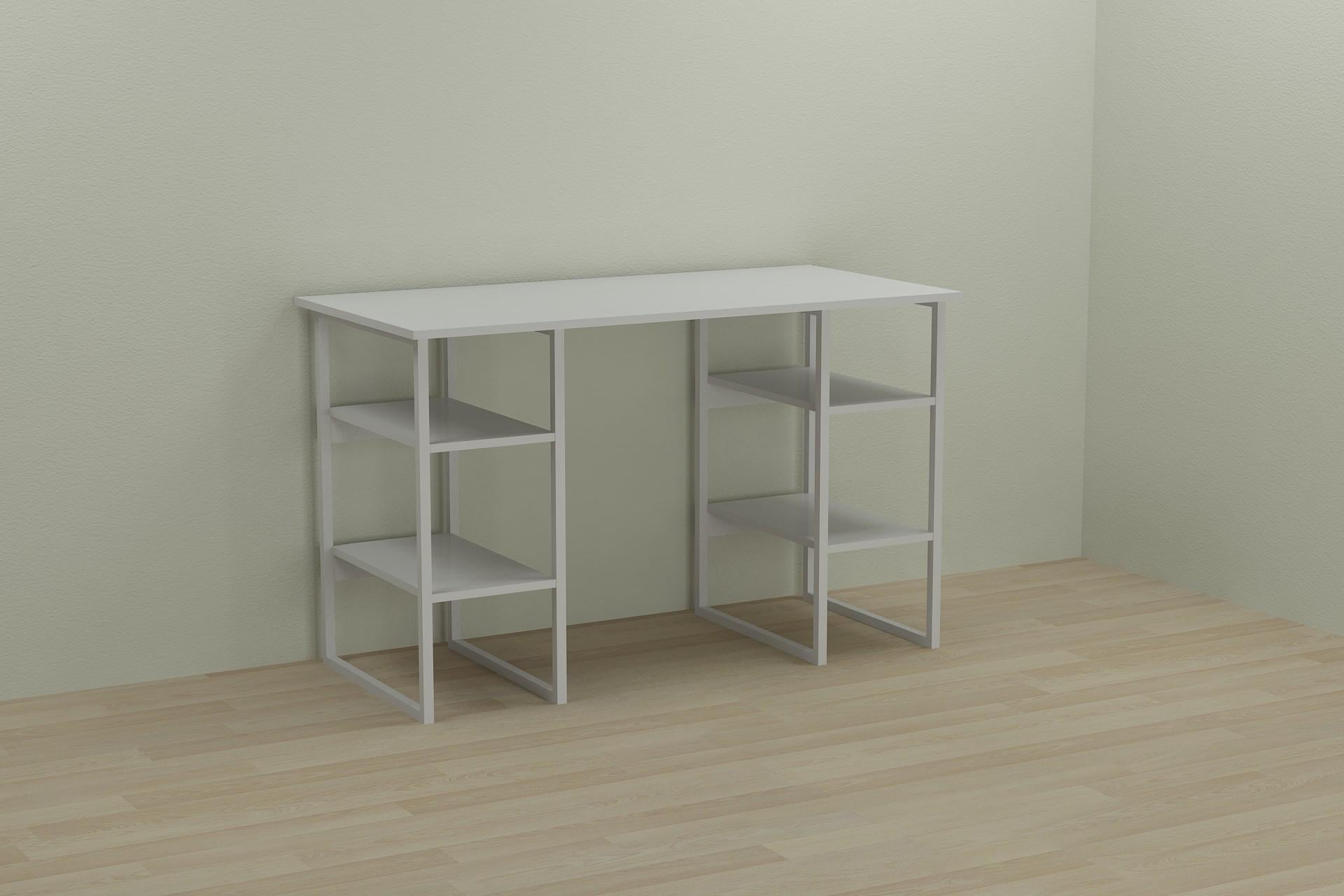 Компьютерный стол Ferrum-decor Карен ДСП 16 мм 75x120x70 см Белый/Белый (FRD-102276)
