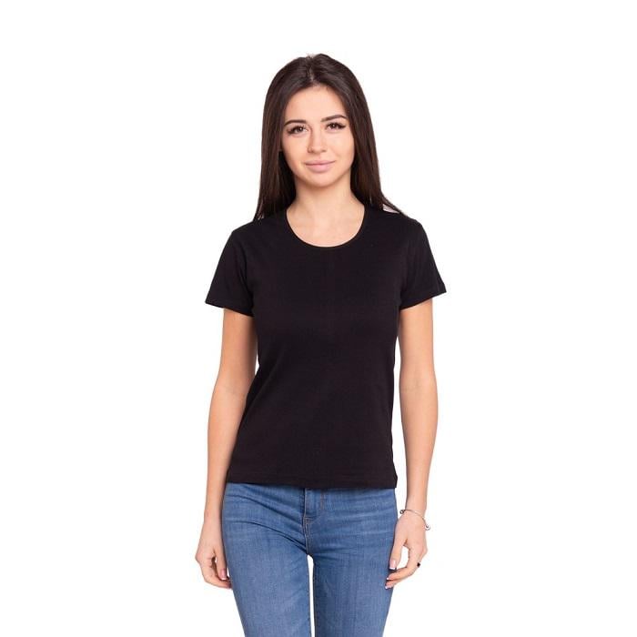 Футболка женская однотонная НатаЛюкс 21-2302329096 2XL р. 54 Черный (65574) Футболка женская однотонная НатаЛюкс 21-2302329096 2XL р. 54 Черный (65574)