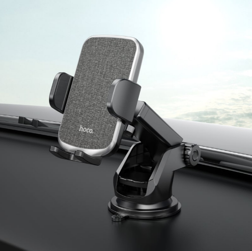 Тримач для телефону Hoco Polaris push-type telescopic suction cup CA95 Чорний - фото 2