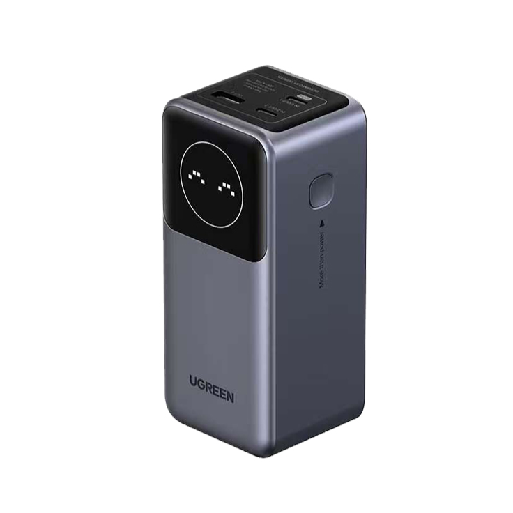 Повербанк UGREEN Nexode 20000 mAh 100W на 3 порта с быстрой зарядкой и кабелем USB-C (PB725)