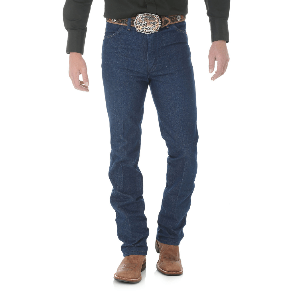 Джинси чоловічі вузькі Wrangler Rigid W31 L32 Темно-синій (936DEN) - фото 2