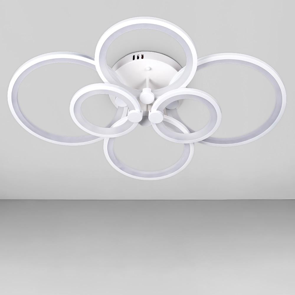 Люстра стельова світлодіодна Light House SL-18184/2/2/2 WT 192W Dimmer 3000-6000К 130х780х570 мм Білий - фото 1 Люстра стельова світлодіодна Light House SL-18184/2/2/2 WT 192W Dimmer 3000-6000К 130х780х570 мм Білий - фото 1