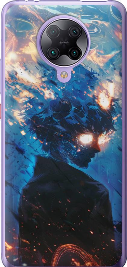 Чехол на Xiaomi Redmi K30 Pro Сатору Годжо (6129u-1899-42517)