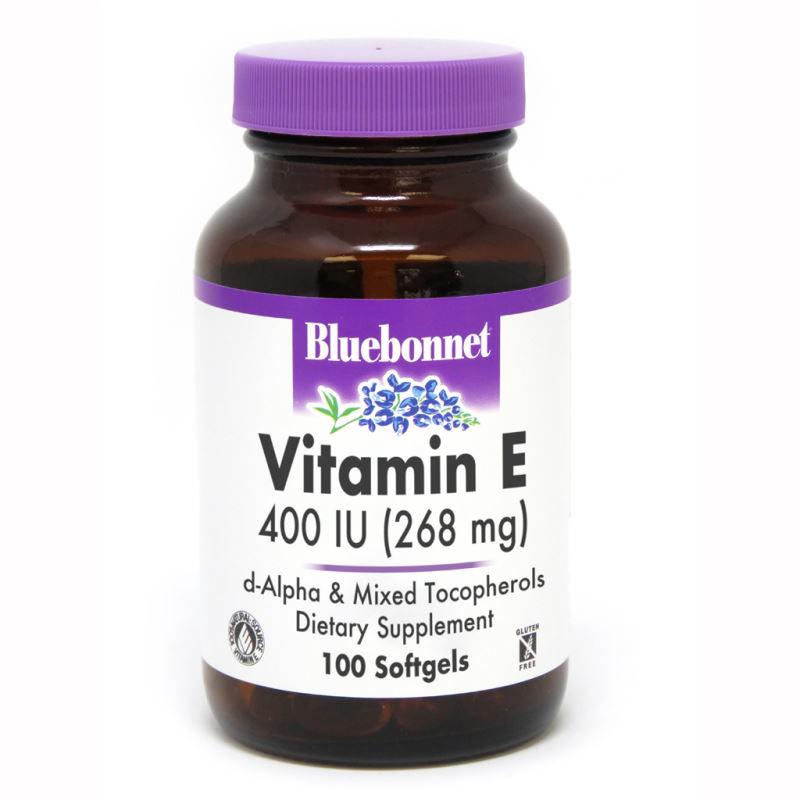 Витамин E Bluebonnet Nutrition Natural Vitamin E 400IU 100 Caps (BLB0618)