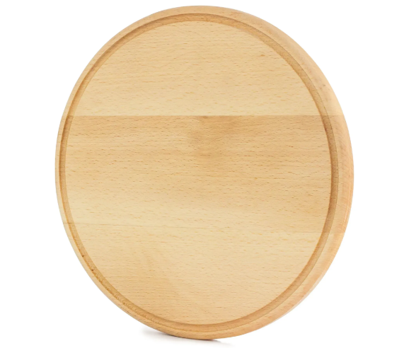 Дошка дерев'яна кругла для нарізки Brizoll 26 см