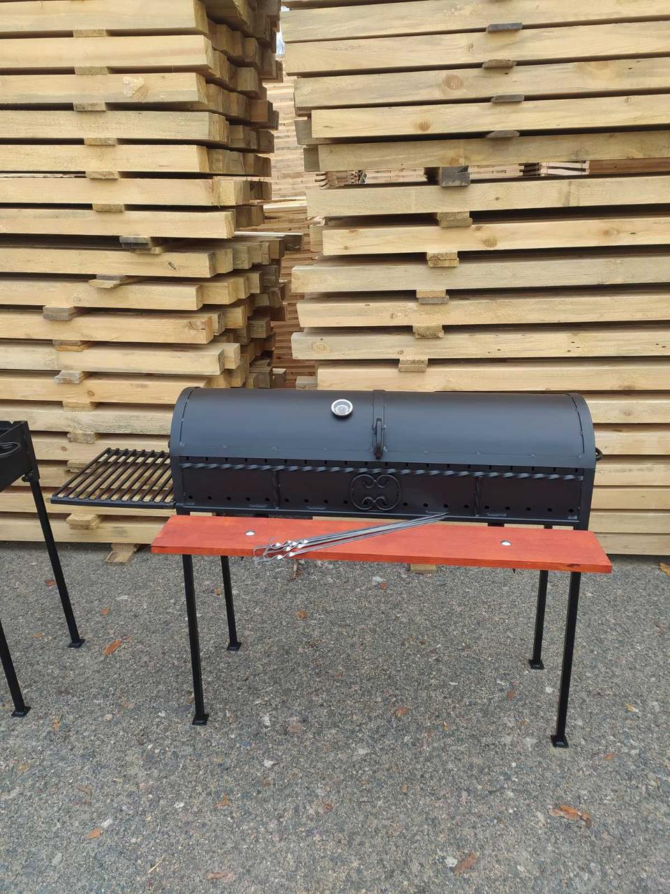 Гриль-мангал на 20 шампурів сталь 4 мм 100 см (1785702653) - фото 4 Гриль-мангал на 20 шампурів сталь 4 мм 100 см (1785702653) - фото 4