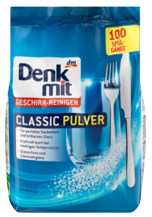 Порошок для посудомоечной машины Denkmit Classic Pulver 1,5 кг 100 циклов