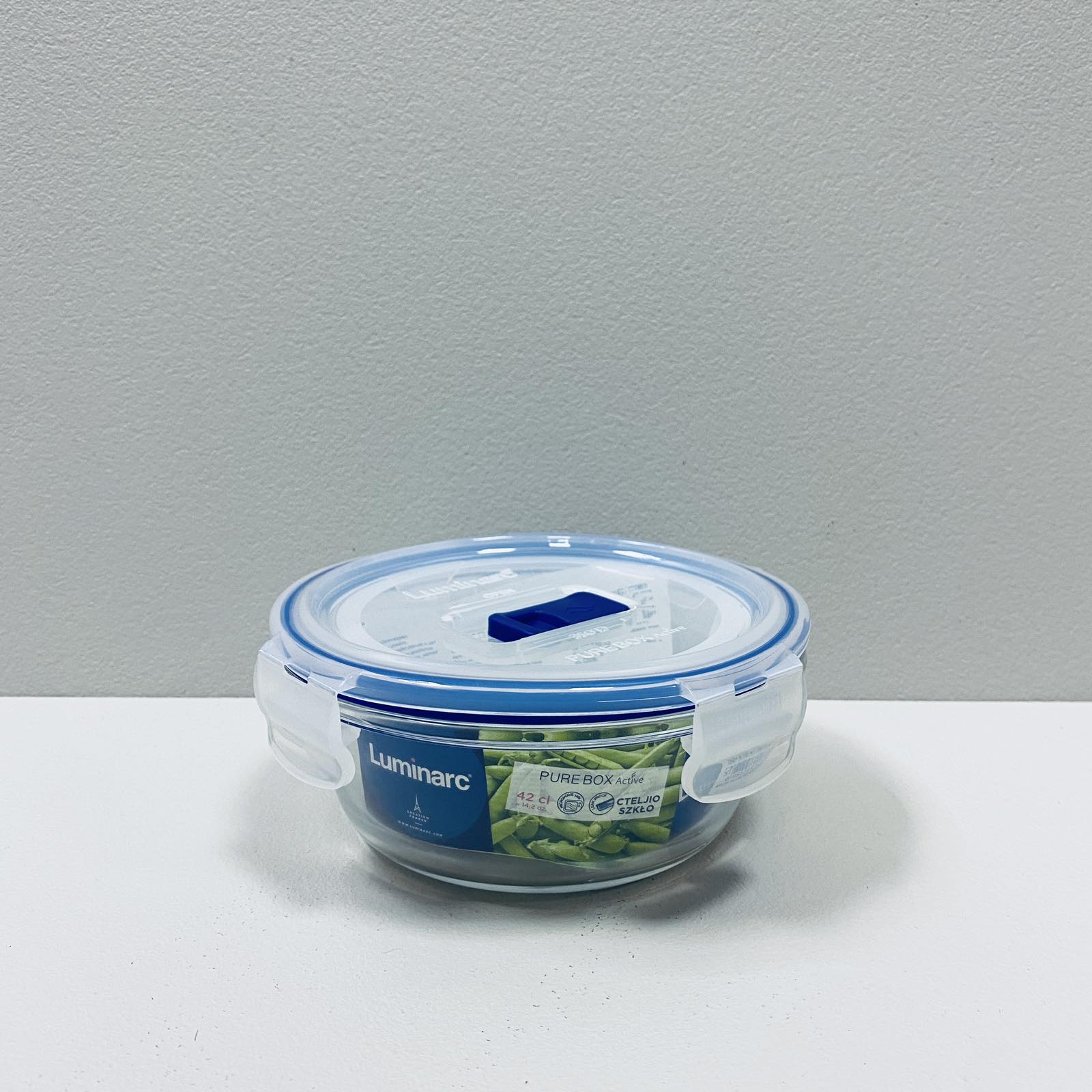 Контейнер круглый Luminarc Pure Box Active P3553 стеклянный 420 мл (66b1c58b252e696bca046e7d) - фото 4 Контейнер круглый Luminarc Pure Box Active P3553 стеклянный 420 мл (66b1c58b252e696bca046e7d) - фото 4