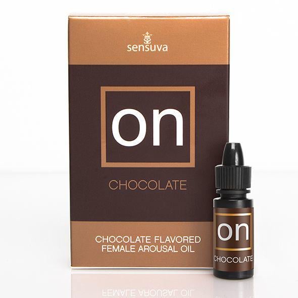 Капли с эффектом вибрации Sensuva ON Arousal Oil for Her Chocolate 5 мл - фото 1